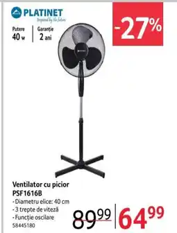 Selgros Ventilator cu picior PSF1616B Ofertă