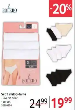 Selgros Set 3 chiloţi damǎ Ofertă