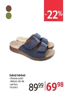 Saboţi bărbați