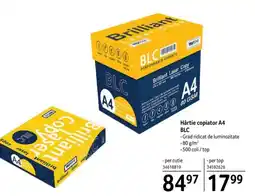 Selgros Hârtie copiator A4 BLC Ofertă
