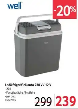 Selgros Ladă frigorifică auto 230 V / 12 V Ofertă