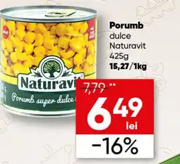 Lidl Porumb dulce Naturavit 425g Ofertă