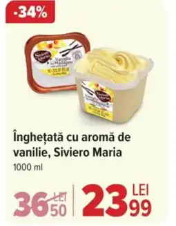 Carrefour Market îngheţată cu aromă de vanilie, Siviero Maria Ofertă