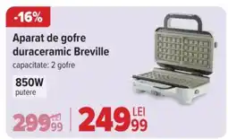 Carrefour Aparat de gofre duraceramic Breville Ofertă