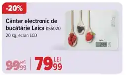 Carrefour Cântar electronic de bucătărie Laica KS5020 Ofertă