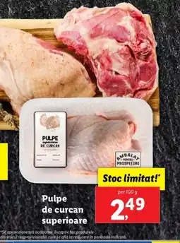 Lidl Pulpe de curcan superioare Ofertă