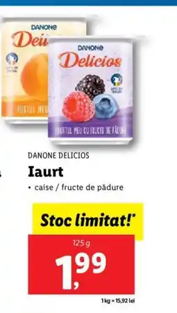 Lidl DANONE DELICIOS Iaurt Ofertă