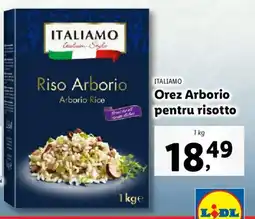 Lidl ITALIAMO Orez Arborio pentru risotto Ofertă