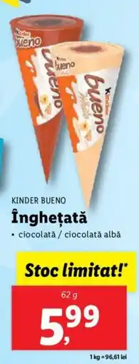 Lidl KINDER BUENO Îngheţată Ofertă