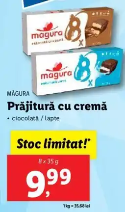 Lidl MĂGURA Prăjitură cu cremă Ofertă