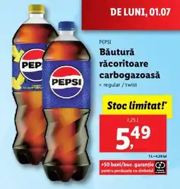 Lidl PEPSI Băutură răcoritoare carbogazoasă Ofertă