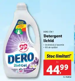 DERO 2 ÎN 1 Detergent lichid