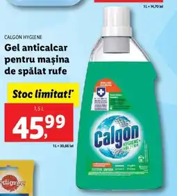 Lidl CALGON HYGIENE Gel anticalcar pentru mașina de spălat rufe Ofertă