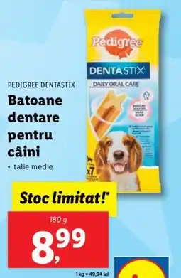 PEDIGREE DENTASTIX Batoane dentare pentru câini