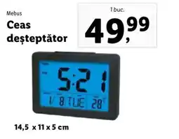Lidl Ceas deşteptător Ofertă