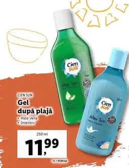 Lidl CIEN SUN Gel după plajă Ofertă