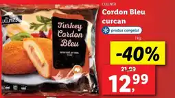 Lidl CULINEA Cordon Bleu curcan Ofertă