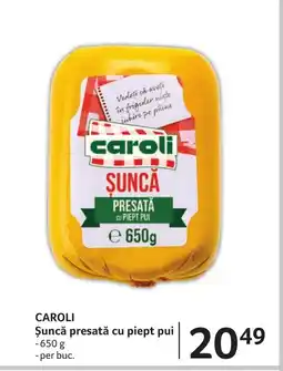 Selgros CAROLI Şuncă presată cu piept pui Ofertă