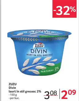 Selgros ZUZU Divin laurt în stil grecesc 2% Ofertă