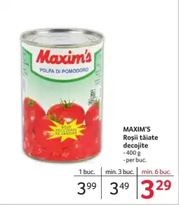 MAXIM'S Roşii tăiate decojite
