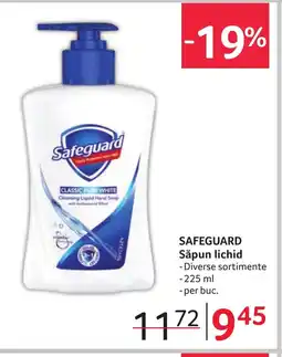 Selgros SAFEGUARD Săpun lichid Ofertă