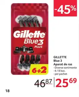Selgros GILLETTE Blue 3 Aparat de ras Ofertă