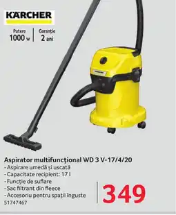 Selgros Aspirator multifuncțional WD 3 V-17/4/20 Ofertă