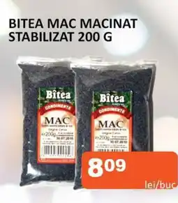 Unicarm BITEA MAC MACINAT STABILIZAT 200 G Ofertă