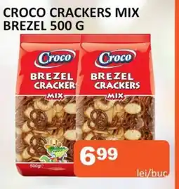 Unicarm CROCO CRACKERS MIX BREZEL 500 G Ofertă
