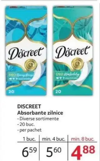 Selgros DISCREET Absorbante zilnice Ofertă