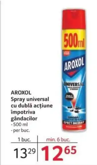 Selgros AROXOL Spray universal cu dublă acțiune împotriva gândacilor Ofertă