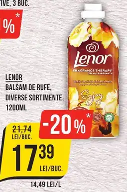 Mega Image LENOR BALSAM DE RUFE, DIVERSE SORTIMENTE, 1200ML Ofertă