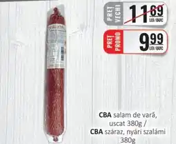 CBA CBA salam de vară, uscat 380g Ofertă