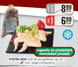 CBA PULYKA JAVA aripi de pui galbene, cal.,,B" Ofertă