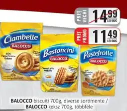 CBA BALOCCO biscuiți 700g, diverse sortimente Ofertă