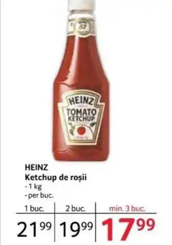 Selgros HEINZ Ketchup de roșii Ofertă