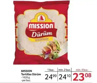 Selgros MISSION Tortillas Dürüm Ofertă