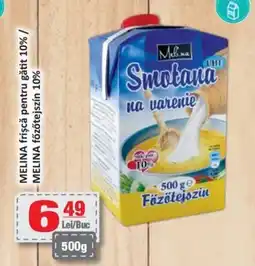 CBA MELINA frişcă pentru gătit 10% Ofertă