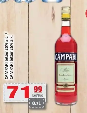 CBA CAMPARI bitter 25% alc. Ofertă