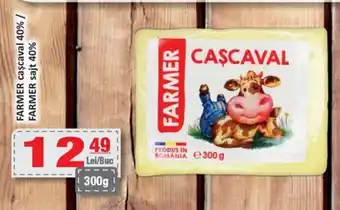 CBA FARMER caşcaval 40% Ofertă