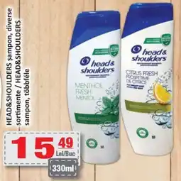 CBA HEAD&SHOULDERS şampon, diverse sortimente Ofertă