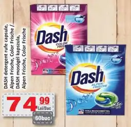 CBA DASH detergent rufe capsule, Alpen Frische, Color Frische Ofertă