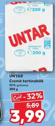 Kaufland UNTAR Cremă tartinabilă Ofertă
