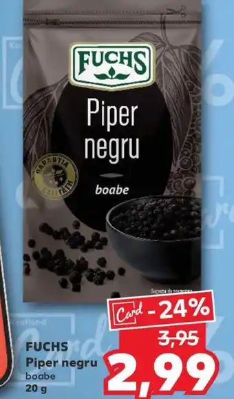 Kaufland FUCHS Piper negru Ofertă