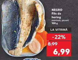 Kaufland NEGRO File de hering Ofertă