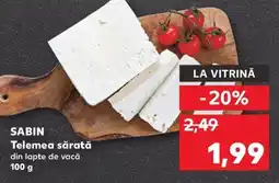 Kaufland SABIN Telemea sărată Ofertă