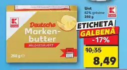 Kaufland Unt 82% grăsime 250 g Ofertă