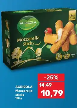 Kaufland AGRICOLA Mozzarella Sticks 180 g Ofertă