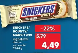 Kaufland SNICKERS/ BOUNTY/ MARS/TWIX îngheţată Ofertă