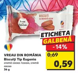 VREAU DIN ROMÂNIA Biscuiţi Tip Eugenia